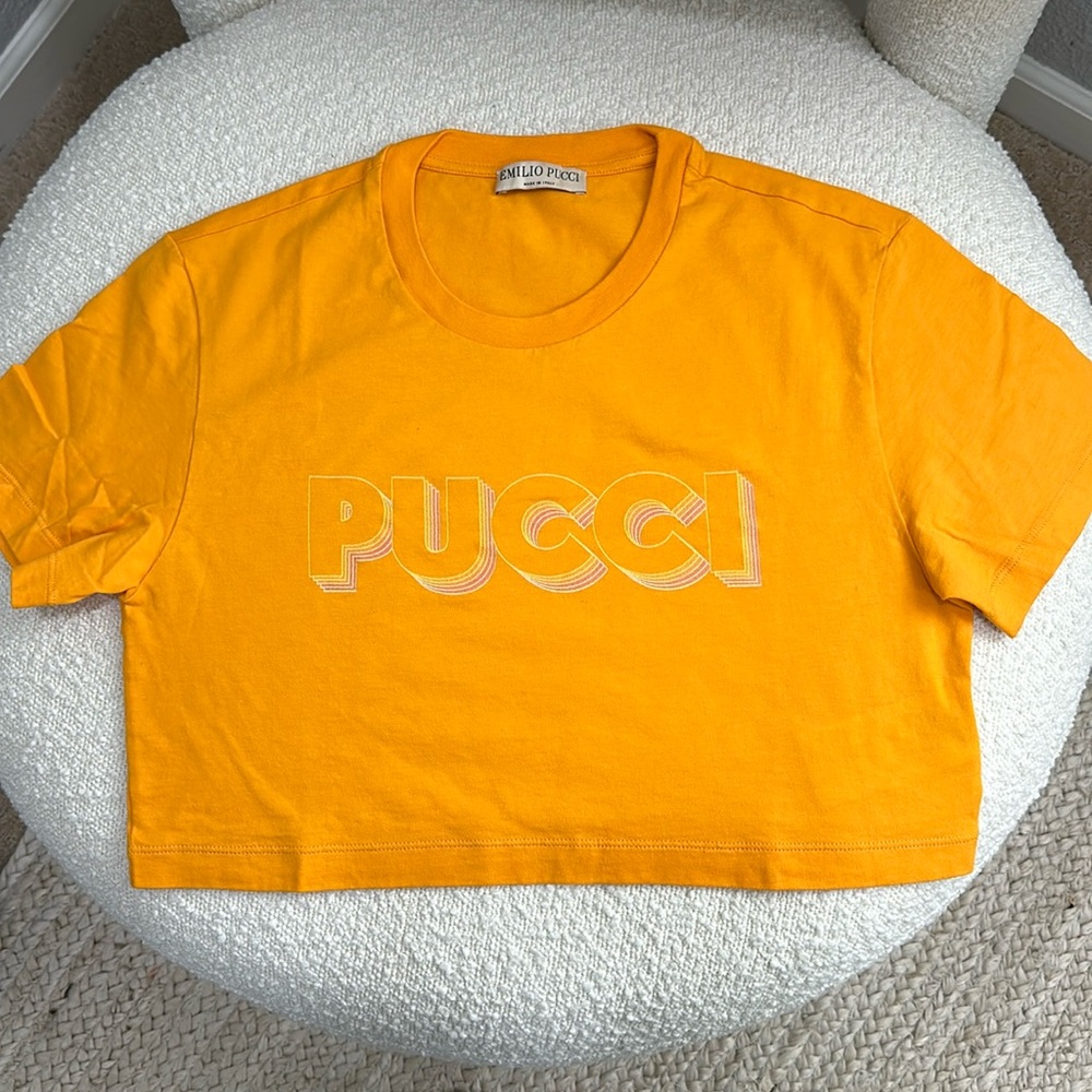 Pucci crop t shirt